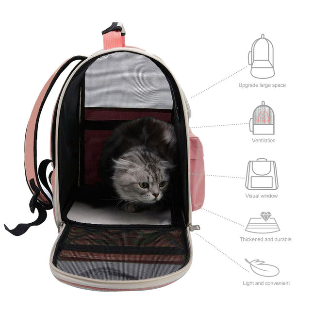 Mochila Transportadora Para Gatos