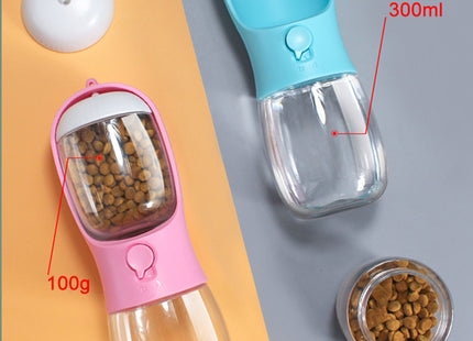 Botella Portátil Con Filtro 2 en 1 - Agua y Comida