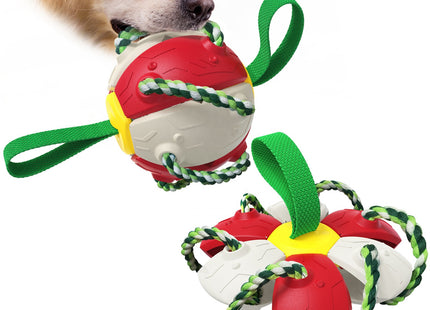 Juguete Para Perro 2 en 1 - Pelota y Frisbee