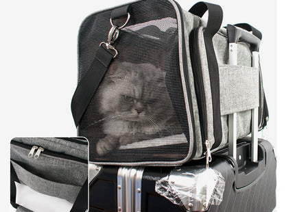 Bolso De Tela Expansible Para Transportar A Tu Mascota