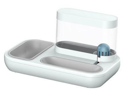 Plato Comedero Con Dispensador De Agua