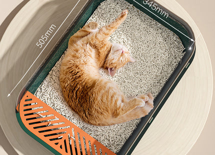 Arenero Semicerrado Grande Para Gato