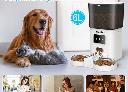 Plato Comedero Automatico Programable Wifi App Movil