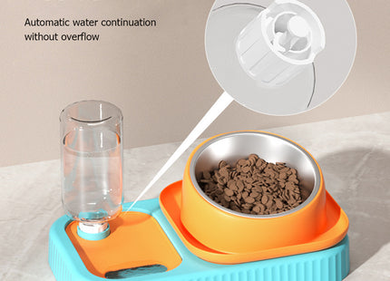 Comedero con dispensador de agua + Plato Come Lento