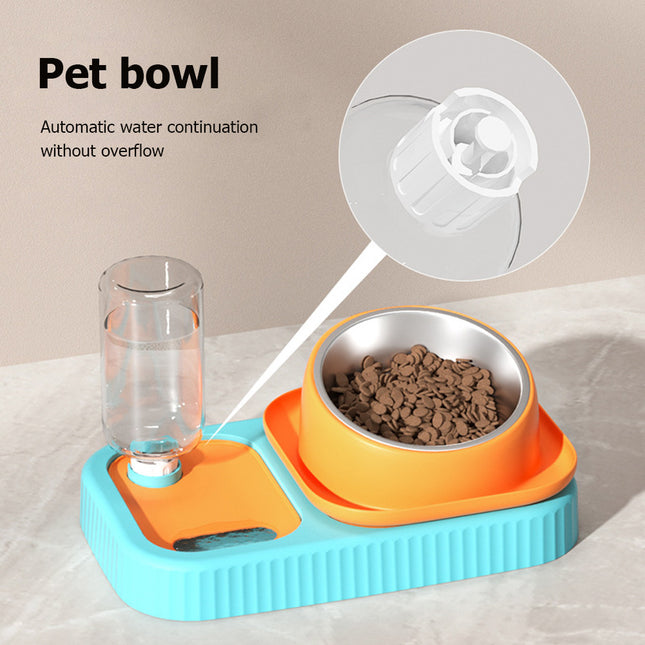 Comedero con dispensador de agua + Plato Come Lento