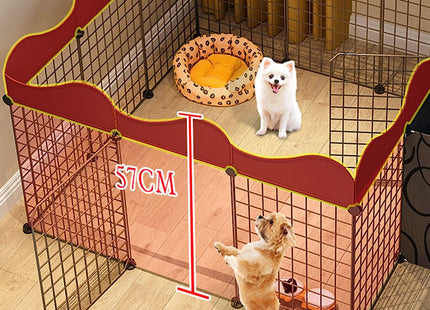 Corral De Metal Con Puerta Para Mascotas