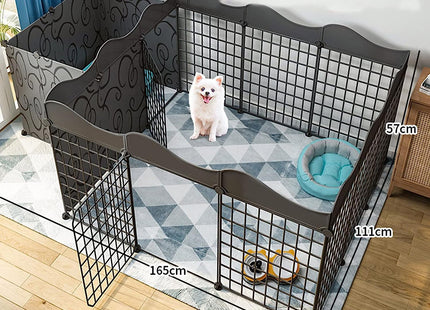 Corral De Metal Con Puerta Para Mascotas