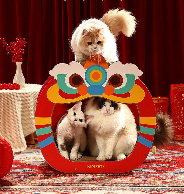 Rascador Tipo Casa Para Gatos
