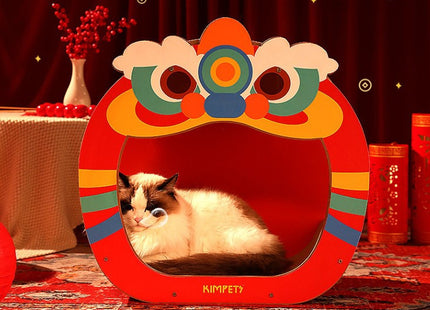 Rascador Tipo Casa Para Gatos