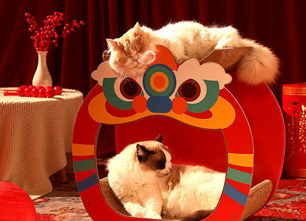 Rascador Tipo Casa Para Gatos