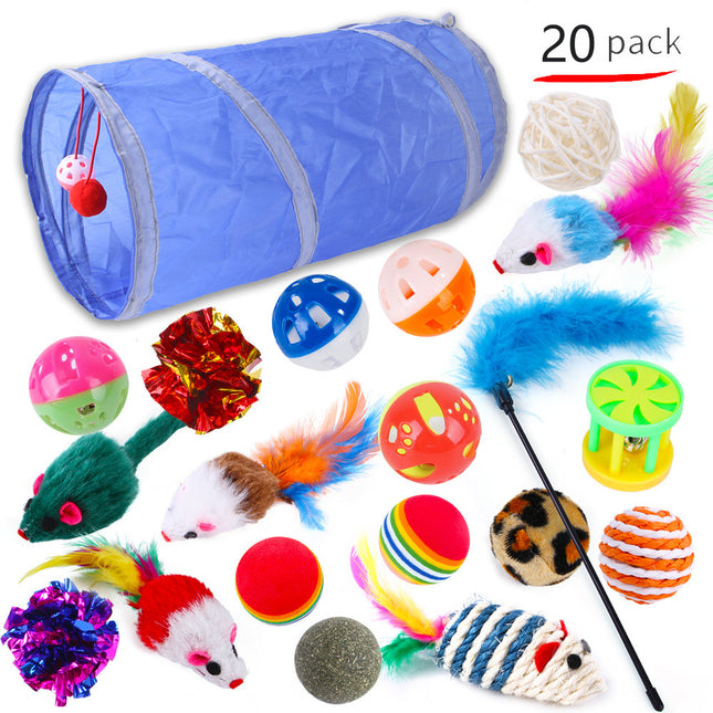 Pack De 20 Juguetes Surtidos Para Gato