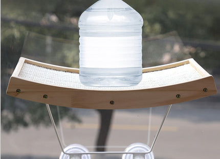 Cama Aérea De Madera Y Sisal Para Gatos