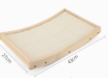 Cama Aérea De Madera Y Sisal Para Gatos