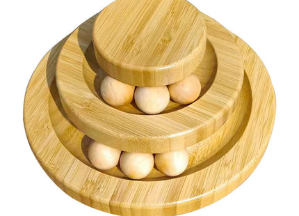 Juguete Interactivo De Madera Para Gatos