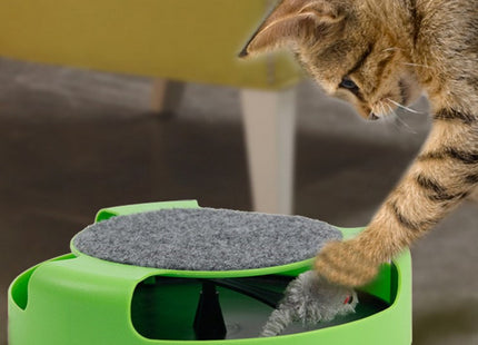 Juguete Giratorio Y Rascador Para Gato