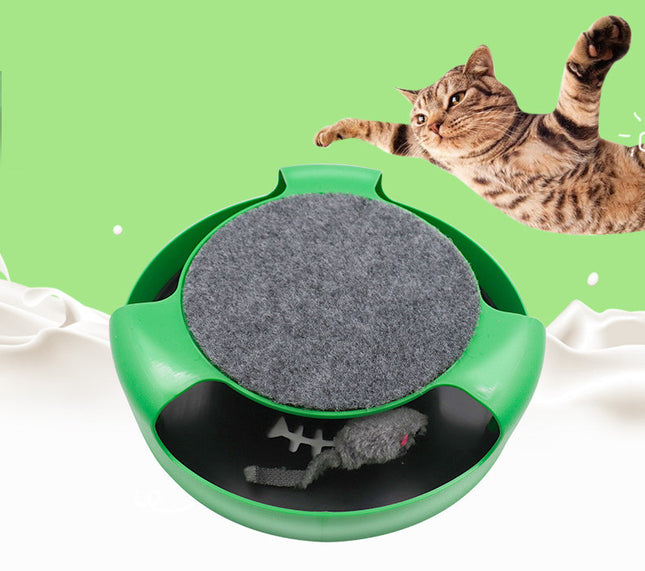 Juguete Giratorio Y Rascador Para Gato