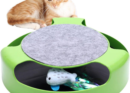Juguete Giratorio Y Rascador Para Gato