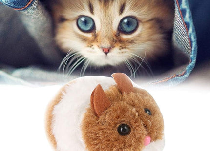 Juguete para gato modelo de ratón con cuerda