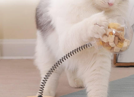 Juguete Para Gato Con Resorte Y Dispensador