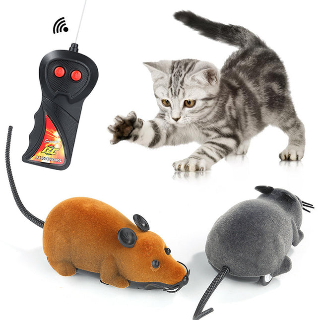 Juguete Para Gato Ratón A Control Remoto