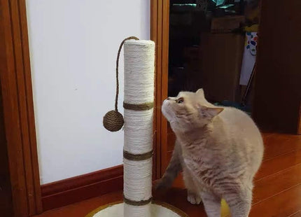 Juguete Rascador Para Gato Torre Base Redonda