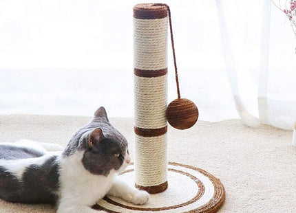 Juguete Rascador Para Gato Torre Base Redonda