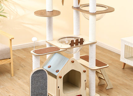 Juguete Rascador Para Gato Torre Gigante 1.7 M