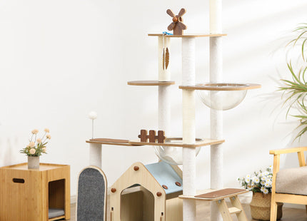 Juguete Rascador Para Gato Torre Gigante 1.7 M