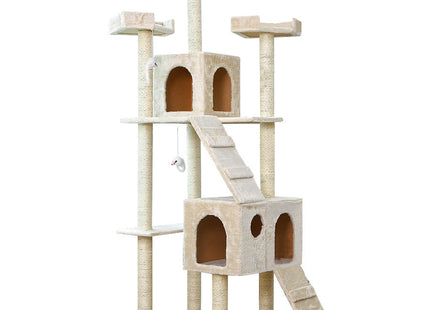 Juguete Rascador Para Gato Torre Tres Pisos