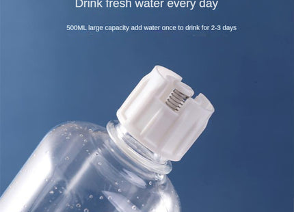 Plato Comedero Doble Con Dispensador De Agua 500 ml