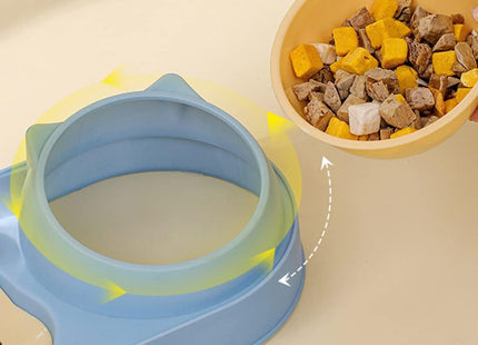 Plato Doble + Dispensador De Agua