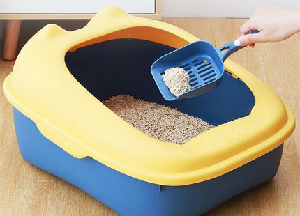 Baño Bandeja Para Gato Grande Semi Cerrado Incluye Pala Sanitaria