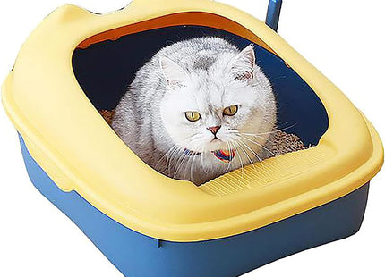 Baño Bandeja Para Gato Grande Semi Cerrado Incluye Pala Sanitaria