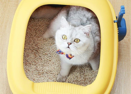Baño Bandeja Para Gato Grande Semi Cerrado Incluye Pala Sanitaria