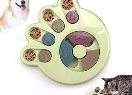 Juguete interactivo para mascotas Puzzle Come lento