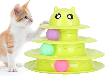 Juguete interactivo para gato 3 niveles