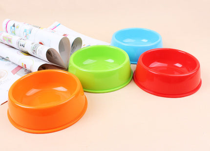 Comedero Plato Simple Plástico Varios Colores 13.5 Cm X 5 Cm
