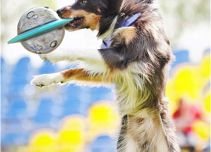 Juguete Para Perro Platillo Volador Con Dispensador De Comida