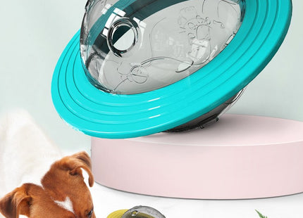 Juguete Para Perro Platillo Volador Con Dispensador De Comida