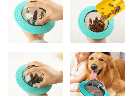 Juguete Para Perro Platillo Volador Con Dispensador De Comida