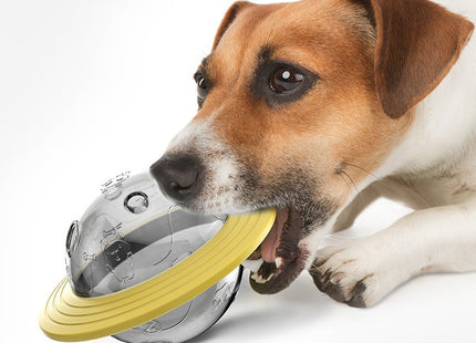 Juguete Para Perro Platillo Volador Con Dispensador De Comida