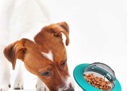 Juguete Para Perro Platillo Volador Con Dispensador De Comida