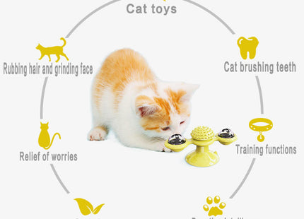 Juguete Interactivo Giratorio Para Gato