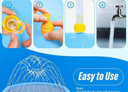 Juego De Agua Piscina Con Chorros