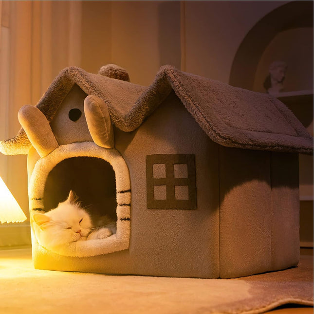 Cama Cucha Tipo Casa Desarmable Para Perro o Gato