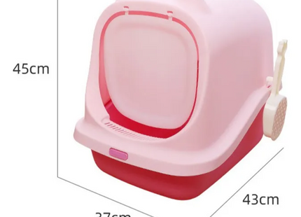 Baño Cerrado Para Gato + pala Sanitaria
