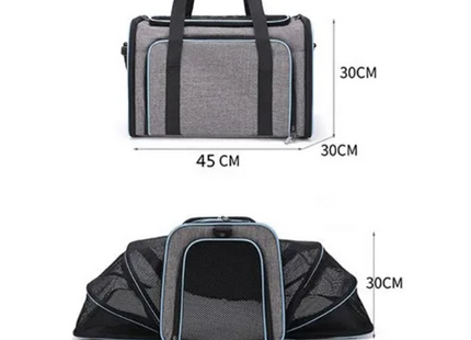 Bolso expansible  transportador de mascotas