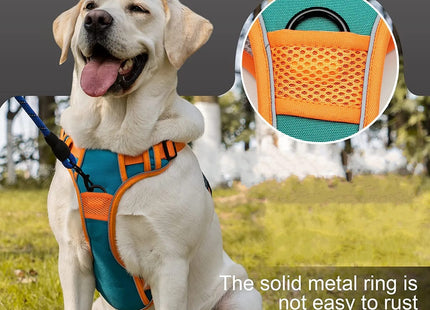 Arnés Reflectante Ajustable para Perros + Correa