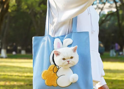 Bolso Transportador para Mascotas 🐶🐱👜 | Cómodo, Seguro y con Diseño Divertido