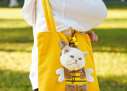 Bolso Transportador para Mascotas 🐶🐱👜 | Cómodo, Seguro y con Diseño Divertido